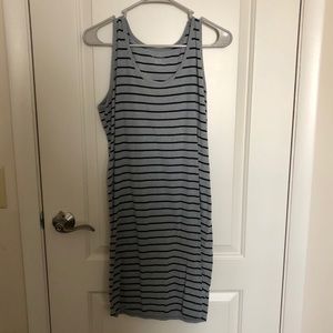 Maternity rib-knit tank dress